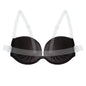 Multiway Backless Bra Push Up - Invisible Bralette with Removable Transparent Straps for Bridal, Evening Wear, Sexy Lingerie