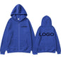 Customized Printed Zipper Hoodies Men Fashion Long Sleeve Zipper Up Sweatshirts Women Casual Personality Hoody Pullover Sudadera