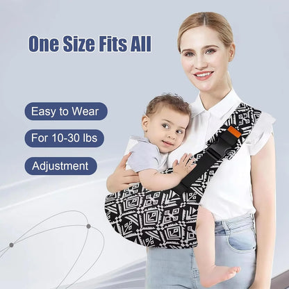 Baby Sling Carrier,Baby Sling,Toddler Carrier,Adjustable and Non-Slip Hip Seat Carriers Carrying 10-30 lbs