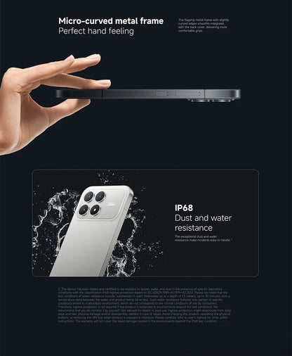 Global Version POCO F8 Pro 5G 6.59' Snapdragon® 8 Elite Mobile Platform 100W HyperCharge 6210mAh 50MP Camera NFC IP68 XIaomi