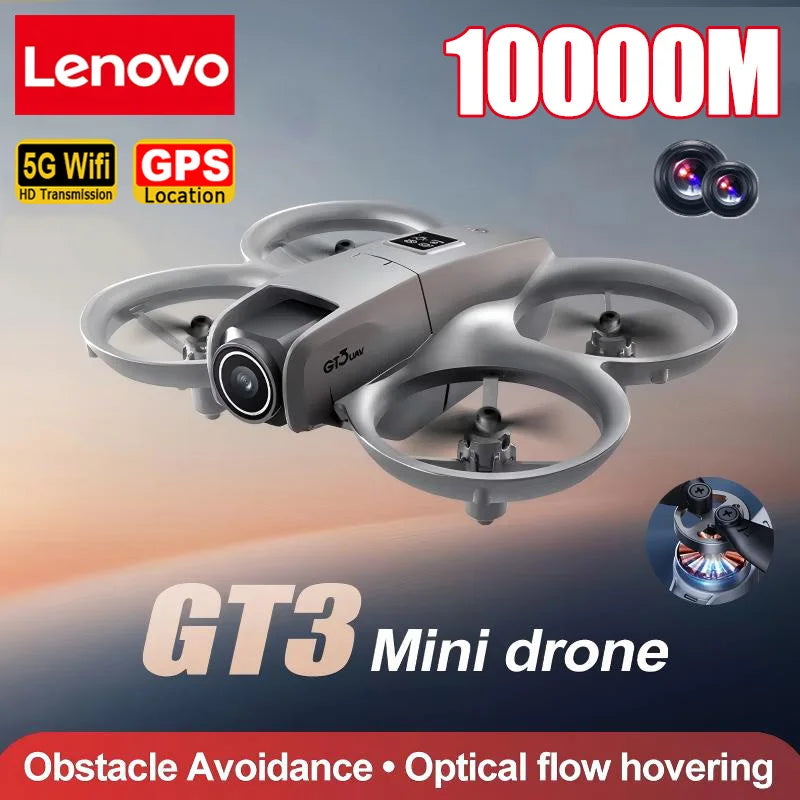 Lenovo GT3 GPS Drone 8K Aerial HD Photography Optical Flow Positioning Five-side Obstacle Avoidance Brushless Foldable Drone
