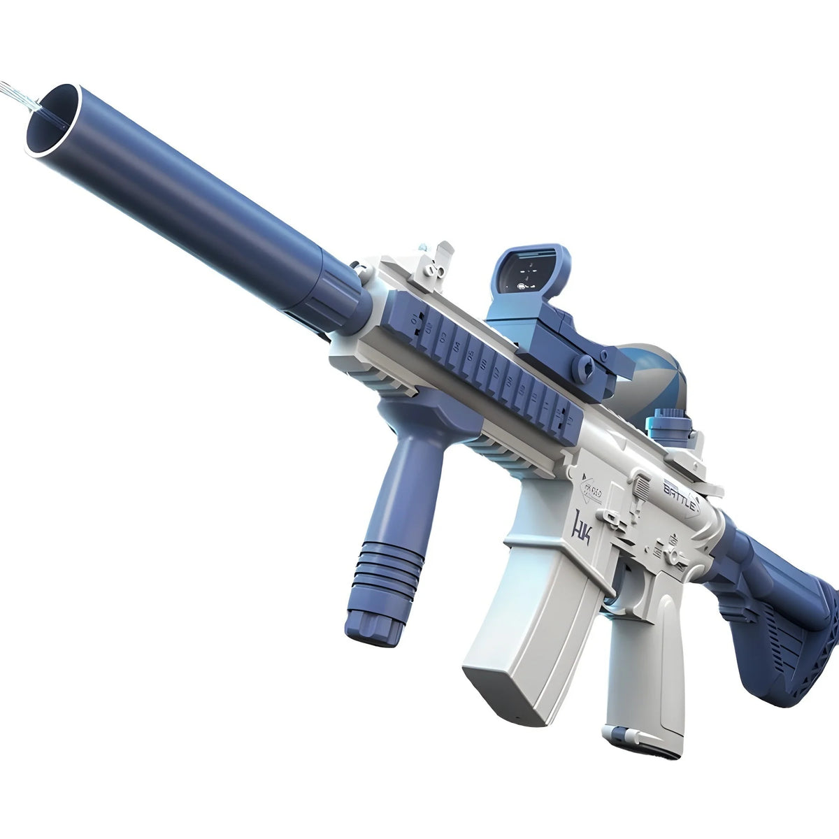 Hot-Selling M416 Electric Water Gun, Rechargeable High-Speed Continuous Water Spray Toy, Long-Range Water Play Toy, Suitable for Summer Swimming Pools, Parties, Beach Activities, Birthdays, Travel Souvenirs, Graduations, Part