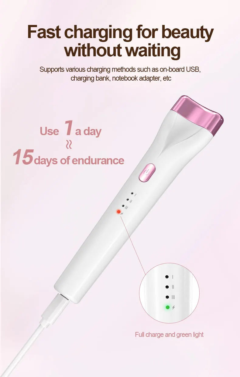 Heated Eyelash Curler Electric 3Modes Eye Lashes Eyelash Grafting Long Lasting Makeup Tools