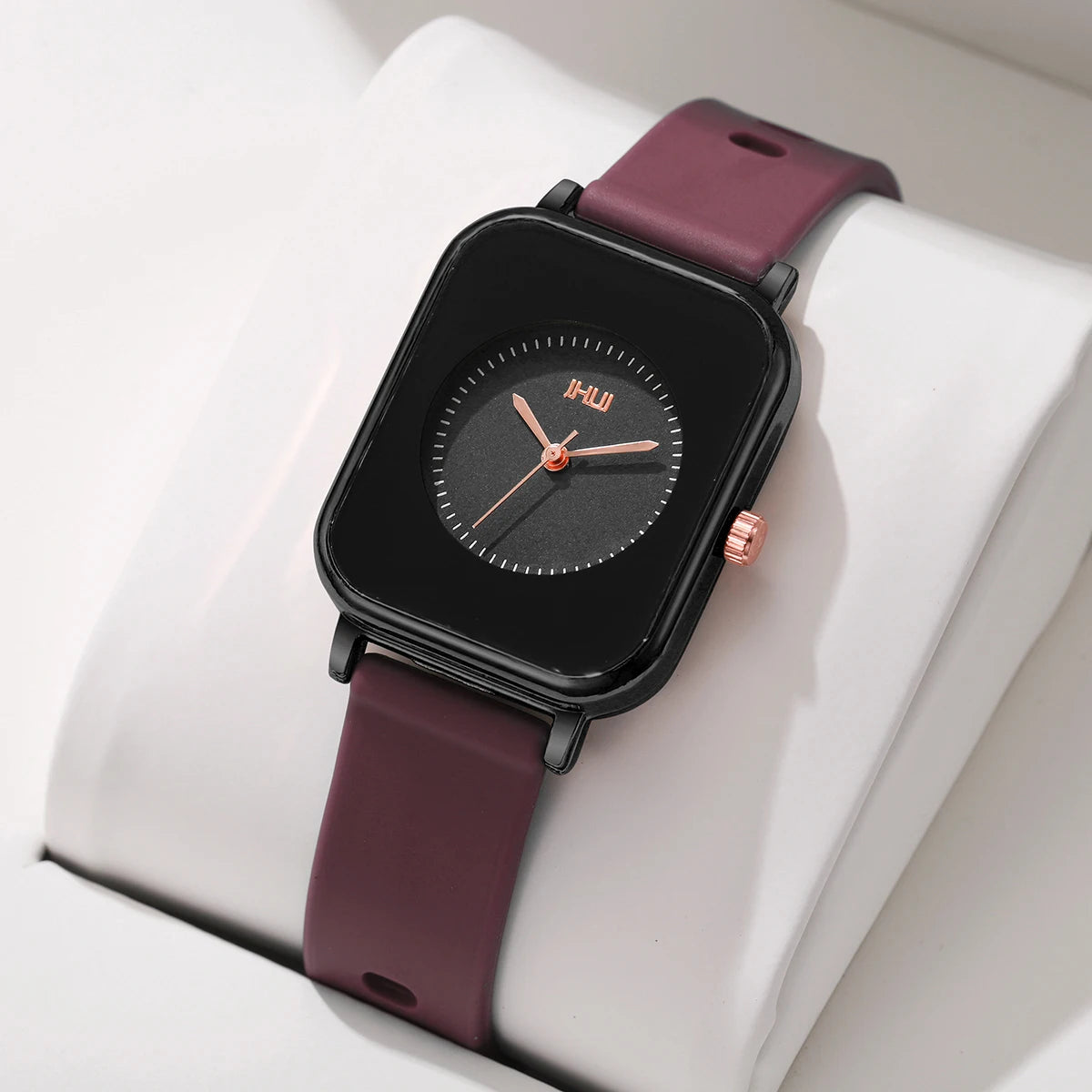 Fashion Rectangle Women Watches Casual Silicone Band Sports Watch Reloj Mujer Girls Clock Gift