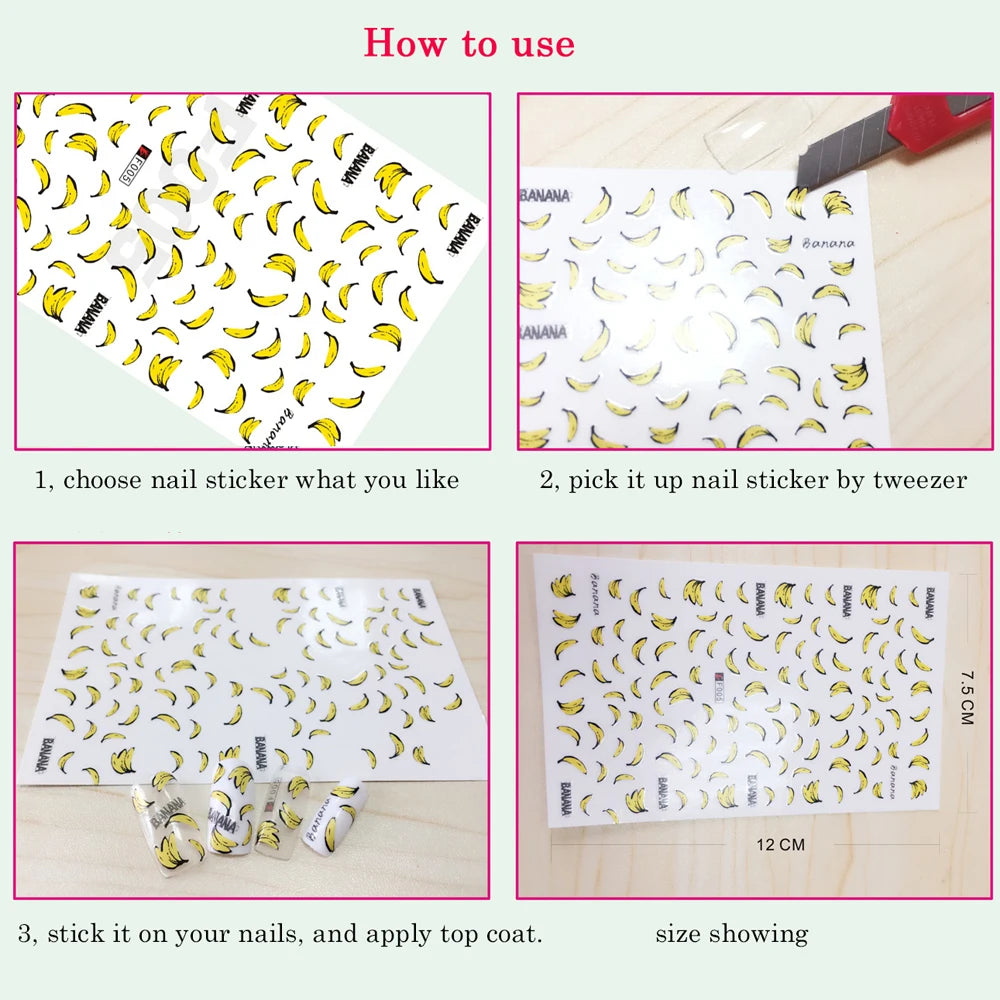 5D Embossed Christmas Nail Stickers Gingerbread Man Snowflake Snowman Penguin Nail Decal Autumn Winter Nail Supplies Decoration