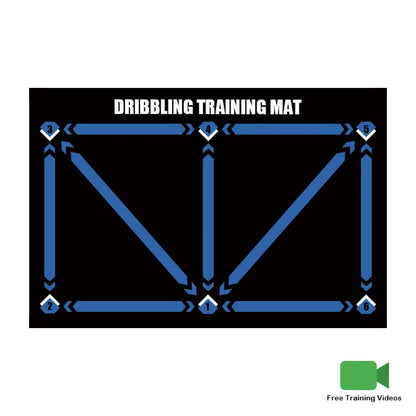 Durable non-slip football training mat Foldable carpet dribbling football training mat children's football indoor equipment