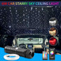 6W Car Starry Sky Light  LED  Auto Interior Decoration Accessories Lamp Car Roof Star Lights  Ceiling Fiber Optic Light