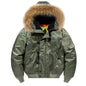 Pilot Men's jackets Thicken Winter Jacket Padding Man Down Jacket Coat Parkas Outdoor Fur Hooded Cotton Padded Jacket HXY0257