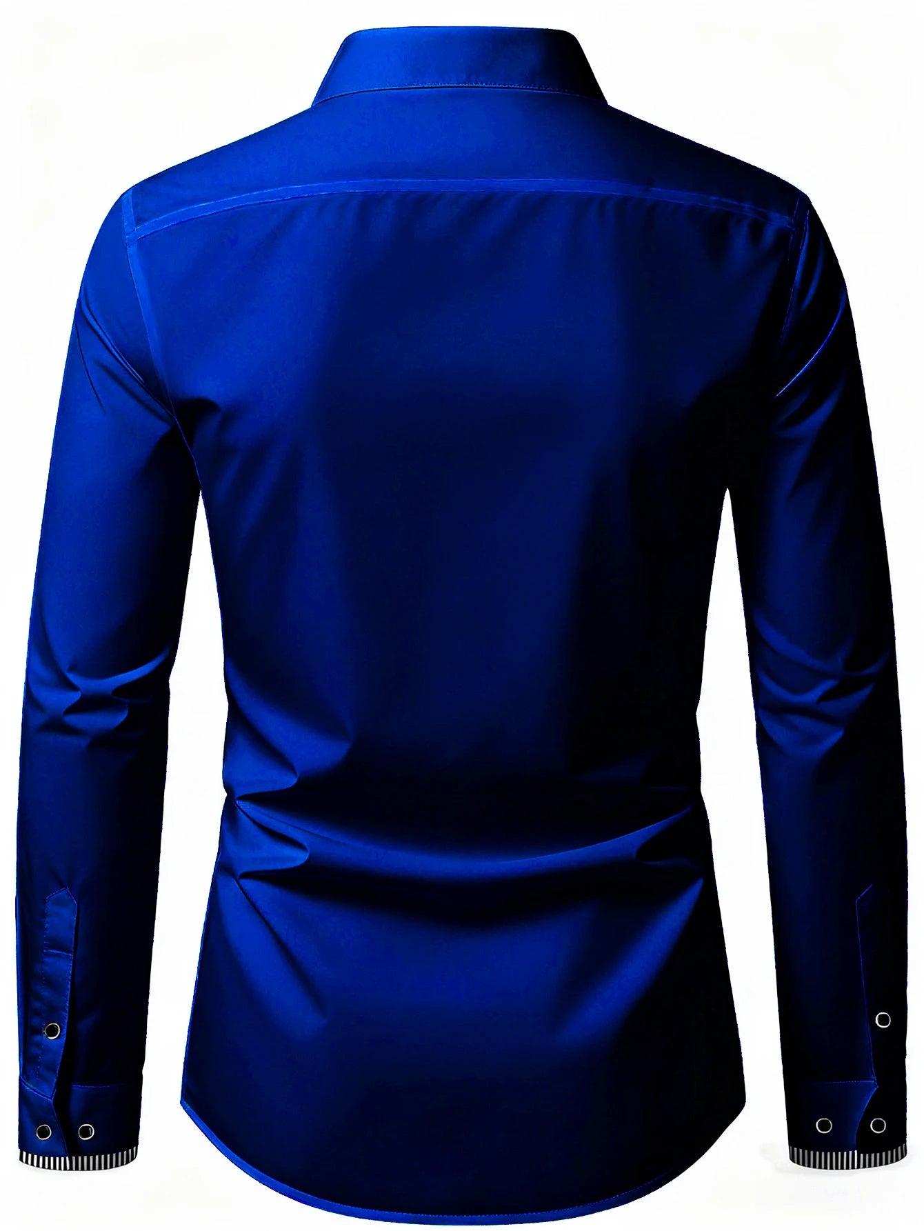 New Men Patchwork Shirt Fashion Dress Tuxedo Long Sleeve Smart Casual Four Season Man Micro Elastic Shirts