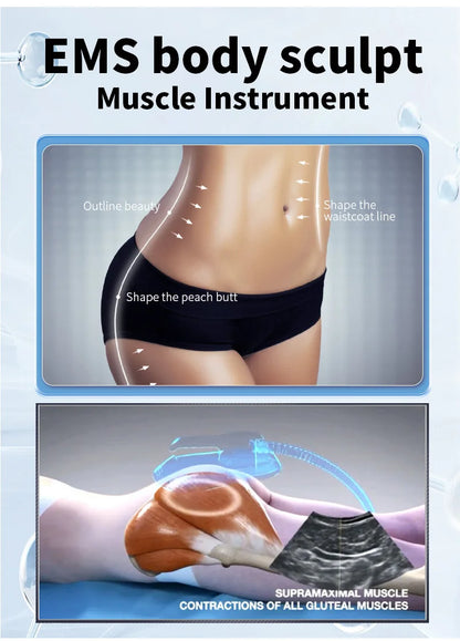 MYoslim 6500W 15Tesla Fat Removal Contouring Muscle Electric Stimulation Ems Body Sculpt Slimming Muslim Sets Machine