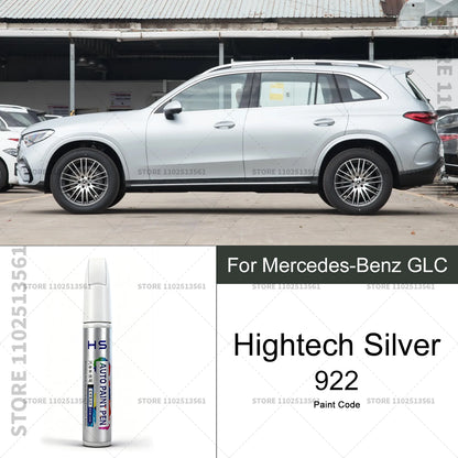 For Mercedes-Benz GLC Car Paint Repair Pen Touch Up Scratch Remover DIY Auto Accessories Gray 7992 White 149 Blue 896 Red 3996