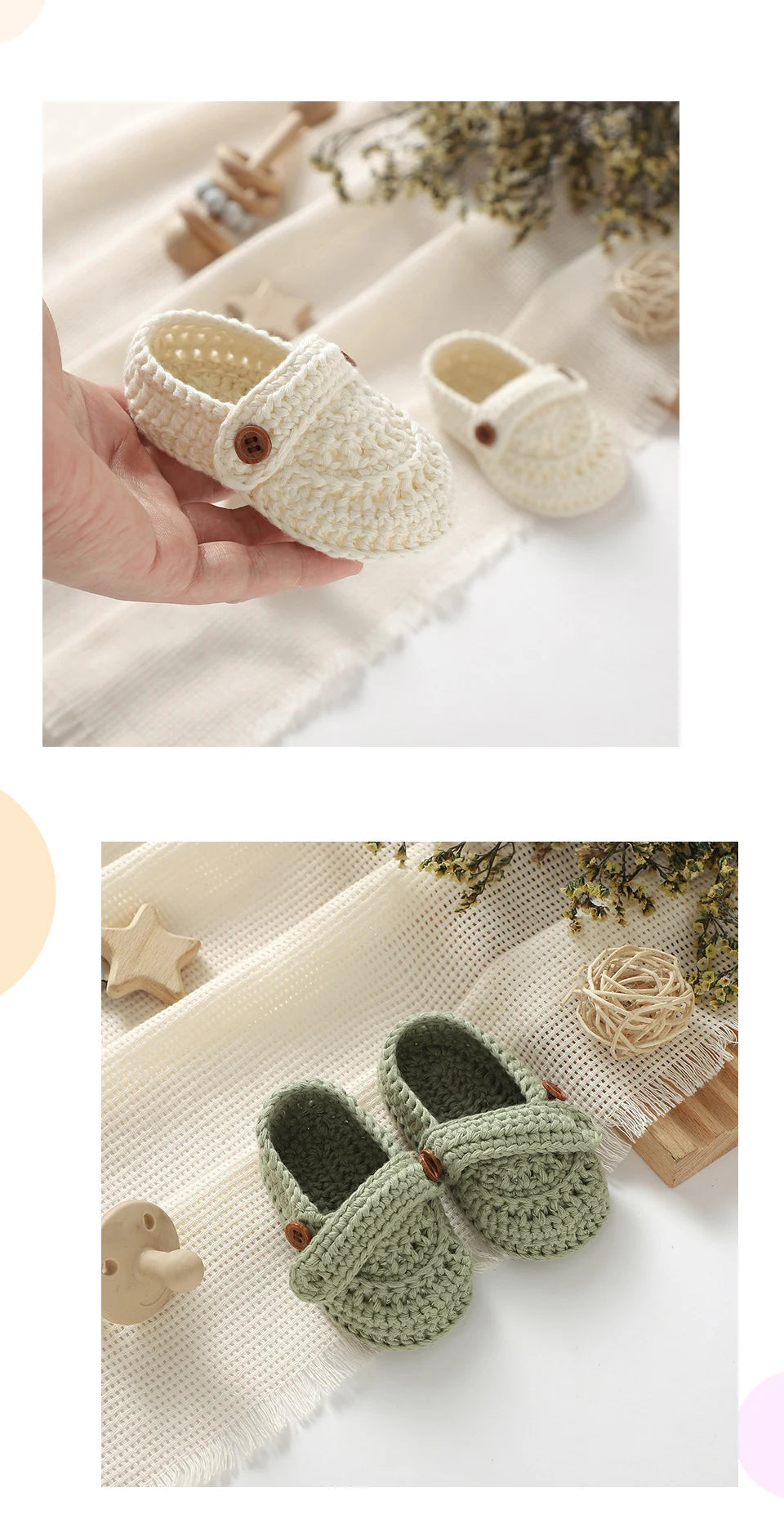 Baby Girls First Walker Shoes Adorable Solid Hand Knit Newborn Infant Slip On Prewalkers 0-12m Toddler Outdoor Indoor Floor Wear