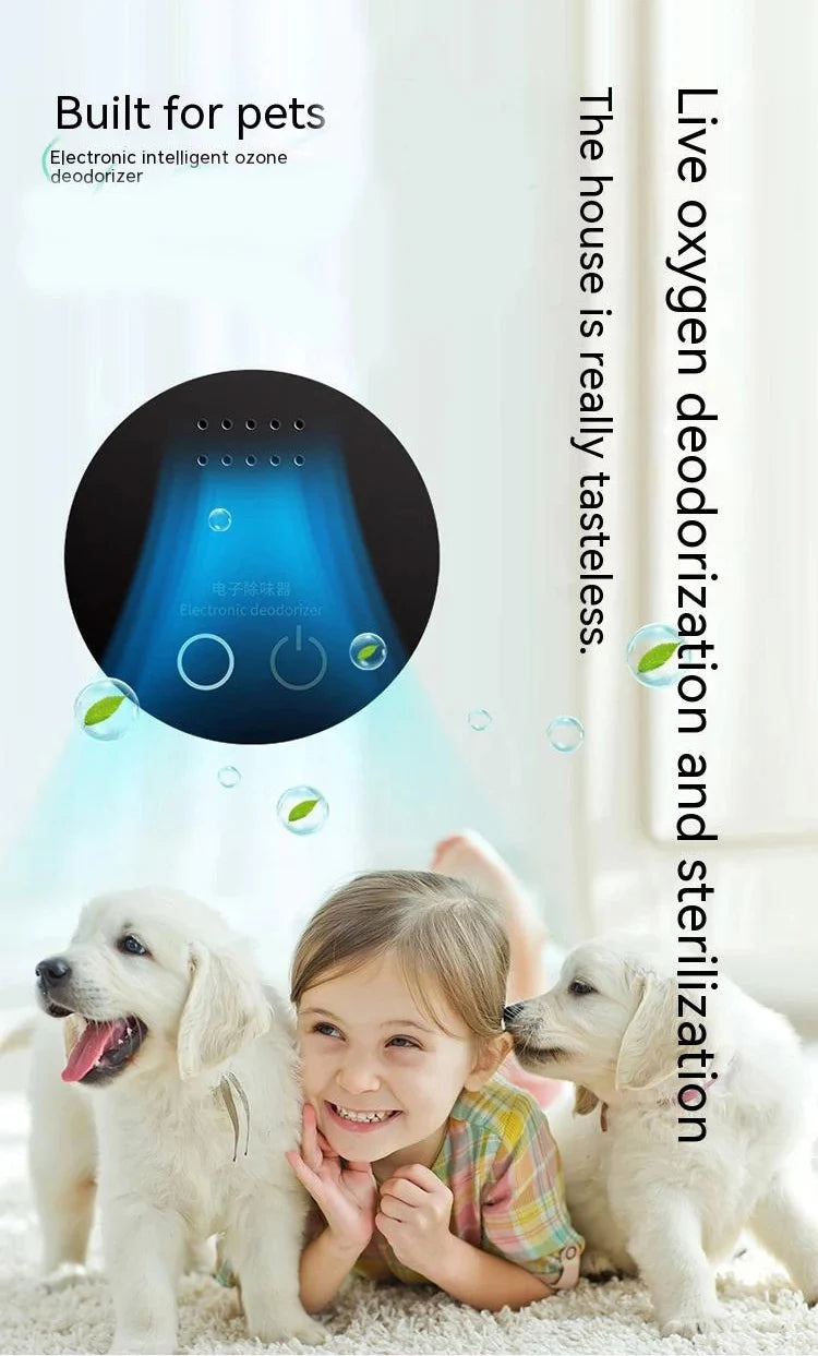 Air Purifier for Sterilization Deodorization Disinfection Shoe Cabinet Pet Nest Toilet Portable  Intelligent ozone Purifier
