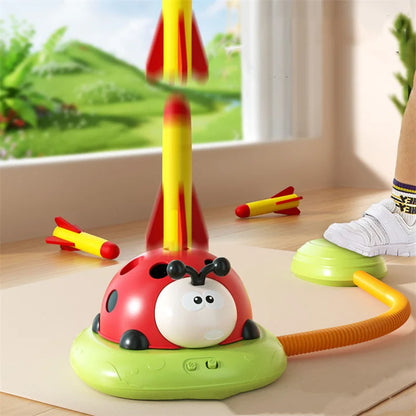4 Styles Ladybug Sport Entertainment Baseball Toy Game Rope Skipping Machine Ferrule Jump Rocket Launcher Outdoor Play For Boy