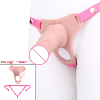 ANOSX Multi-styles Penis Sleeve Realistic Dildo Sheath Silicone Male Chastity Cage With Lockable Secure Chastity Belt BDSM Toy