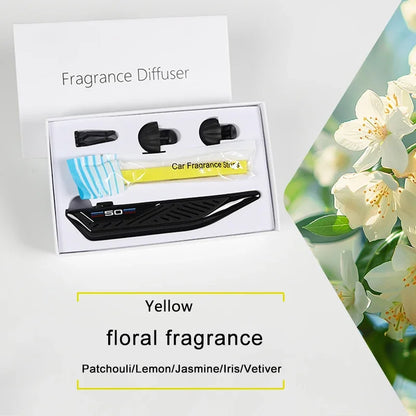 For BMW F30 F10 Car Air Freshener Blade Shape Vent Perfume Diffuser Universal Fragrance Holder With Refill Strips