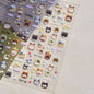 Colorful Water Bubble 5D Nail Art Stickers Goldfish Koi carp Dreamy Polarized Dreamlike Self Adhesive Delicate Manicure Decals