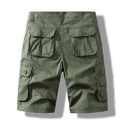 Men's Short Pants Cotton Cargo Shorts Tactical Breeches Casual Sports Man Hiking Fishing Streetwear