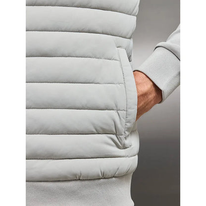 Autumn Winter Lightweight Stand Collar Down Jacket for Men Solid Slim Zipper Casual Warm Parkas Outwear Business Causal Jackets