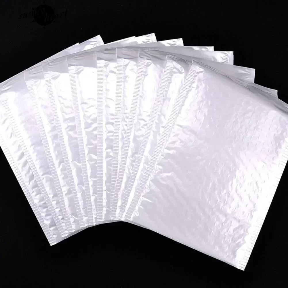 Universal Shipping Bags White Foam Envelope Adhesive Mailing Waterproof Bag Padded Envelopes for Magazine Lined Bubble Mailer
