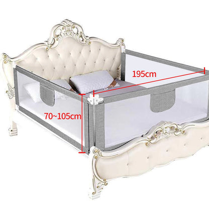 150 / 180/200/cm bed Protection toddler room accessory for boys and girls gray Pink blue bed