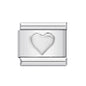 26 English A-Z Letter Name Custom 9mm Link Charms Silver Color Italian Stainless Steel Bracelet DIY Jewelry Making Hand Chain