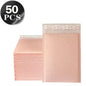 50Pcs Black Bubble Packaging Envelope Mailing Envelopes Mailer Poly Envelope for Shipping Self Seal Bubble Bags Padding