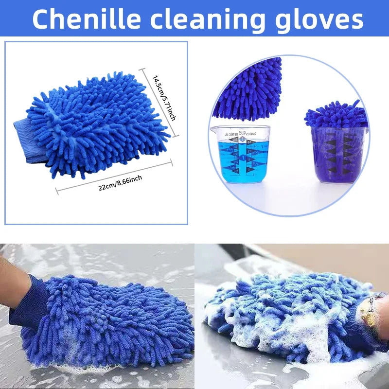 Car Detailing Brush Set Multipurpose Auto Cleaning Kit Soft Detail Brushes For Car Vents Air Outlet Gap Crevice Dust Removal Interior Maintenance Car Care Accessories