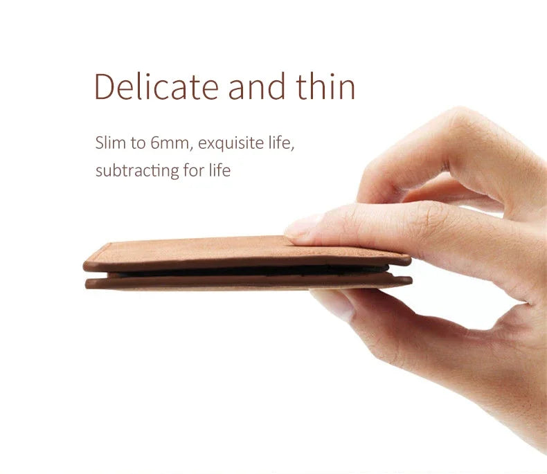 New Retro Men Short Wallet with Zipper Coin Bag Men Leather Wallet Small Money Purse Design Top Men Thin Wallet with Coin Bag