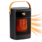 Portable ceramic heater mini room heater with thermostat quiet desk heater for home office