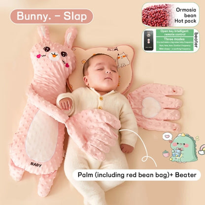 Baby Sleep Aid Mood Comforting Hand Toy for Infant and Toddler with 3-gear Adjustable Patting Speed and Cartoon Look