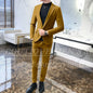 Mens Suits Wine Red Black Green Suits For Man Groom Wedding Velvet Tuxedo Velour Blazer Jackets Pants 2 Piece Costume Homme New