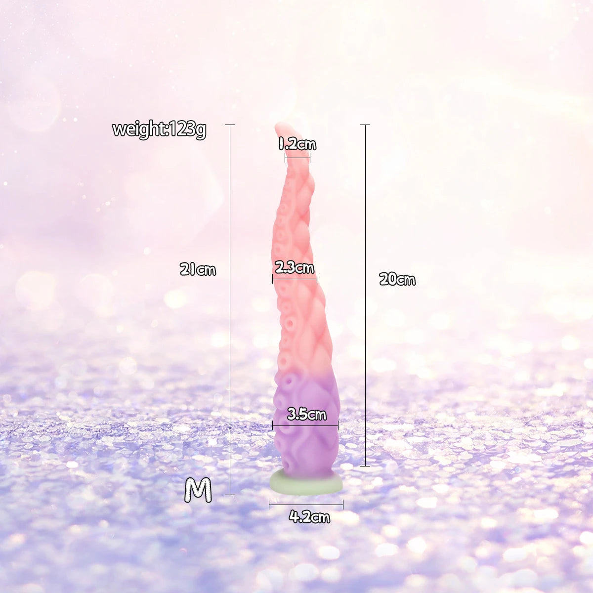Liquid Silicone Long Anal Plug Octopus Tentacles Adult Sex Toy Clitoris Anus Stimulation Powerful Suction Cups To Free up Hands.