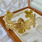 LATS New Personality Wide Flower Bracelet Opening Geometric Adjustable Hand Jewelry Wholesale