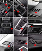 FOR Audi Q3 2019 -2022 Car Carbon fiber style Console Gear Shift Frame Cover Trim Interior accessories  Auto Integral interior