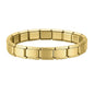 New Women's Men's Jewelry DIY 9MM Width Italian Elastic Charm Bracelet Solid Color Stainless Steel Fashion Bangle