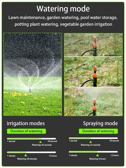 3 Zone Water Timer with, Tuya Wifi+RF433, Featuring IPX5 Waterproof, Rain Delay, Intelligent Irrigation, Suitable for the Garden