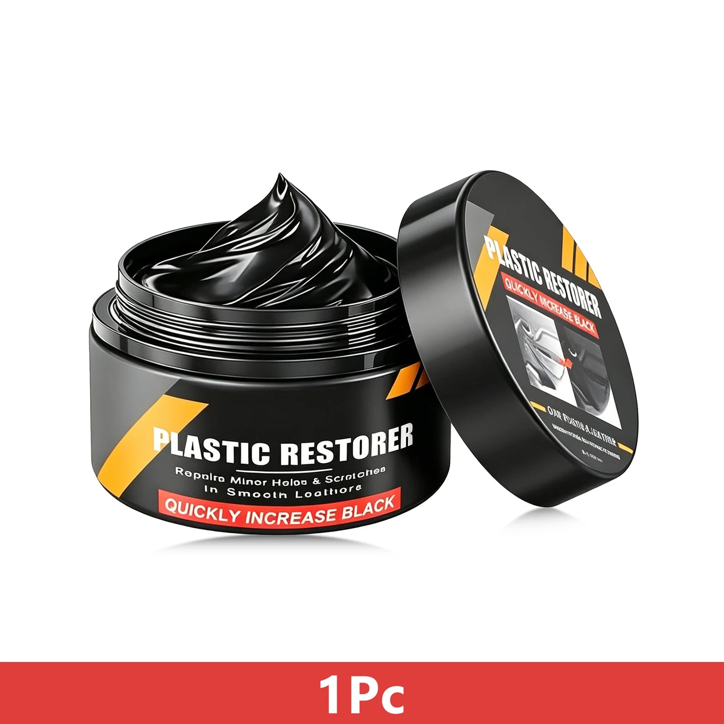 Car Plastic Restorer Crystal Clear Auto Interior Leather & Panel Renewal Wax Coating Agent Back To Black Gloss Car Wax Polish