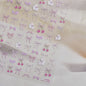 Autumn Winter Leopard Print Bow Nail Art Stickers 3D Thin Tough Nail Sticker Cute Bow Self Adhesive Nails Decorations Decals DIY