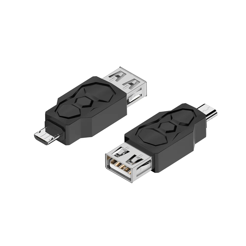 1-10PCS USB to Micro Mini Type-C USB Adapter Converter Usb Male Female Converter for Phone Tablet Camera Charging Adaptor