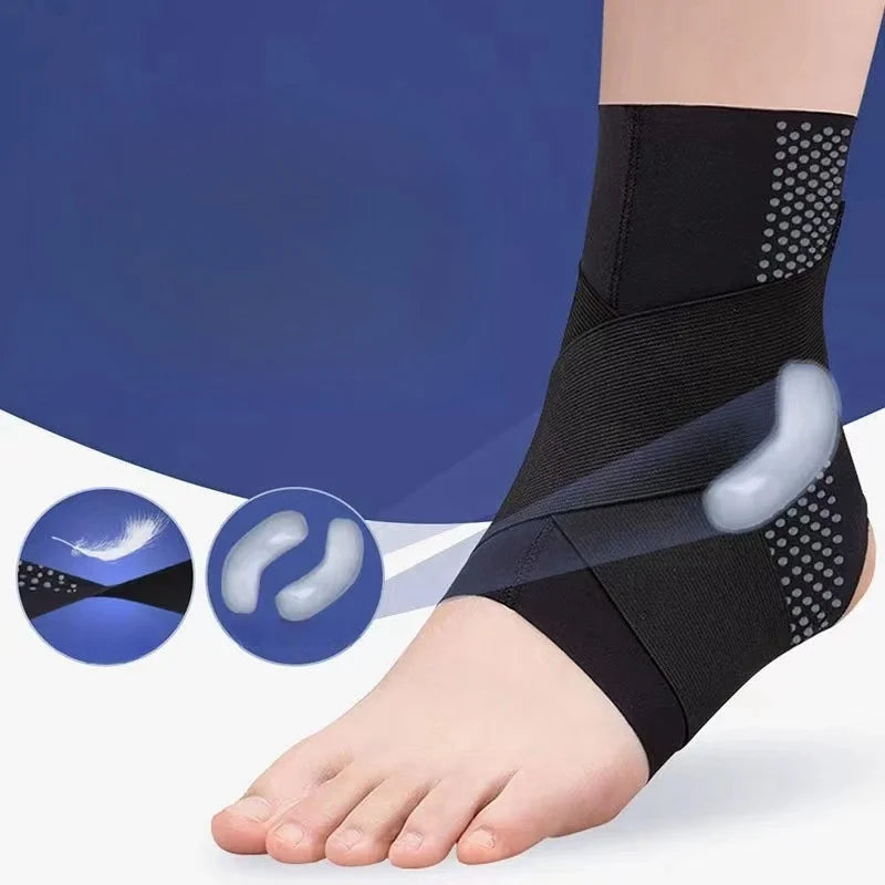 1Pcs Ankle Guard Anti-Sprain Ankle Support Adjustable Compression Ankle Support For Men And Women Achilles Tendon Support