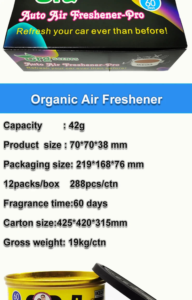 Best-selling Wooden Block Canned Car Aromatherapy, Fragrance Paste, Deodorizing Air Freshener, High-end Solid Perfume