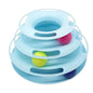 4 Levels Cat Toy Tower Turntable Roller Balls Toys Interactive Intelligence Training Track Puzzle Funny Games Accessories