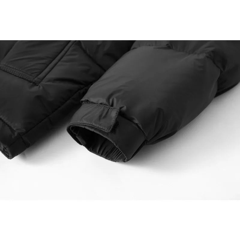 New Winter Men Hooded Casual Short Down Coats White Duck Puffer Jackets Quality Male Outdoor Windproof Thicker Warm Parkas 3XL