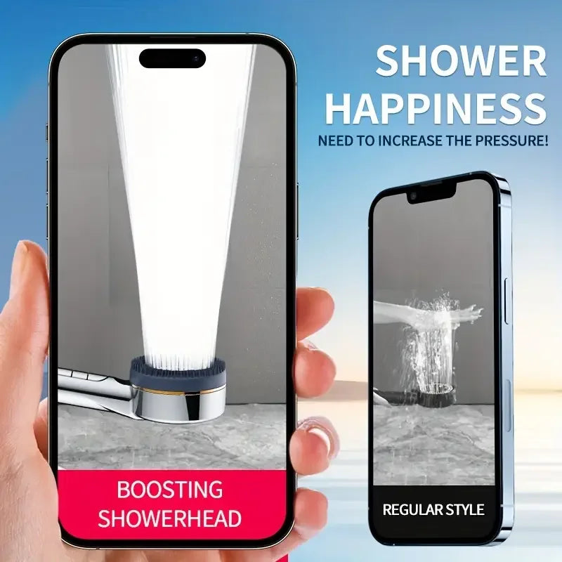 Four-speed Adjustment Filtered Supercharged Shower Head With Multi-functional Water Seal Home Shower Bathroom Accessories
