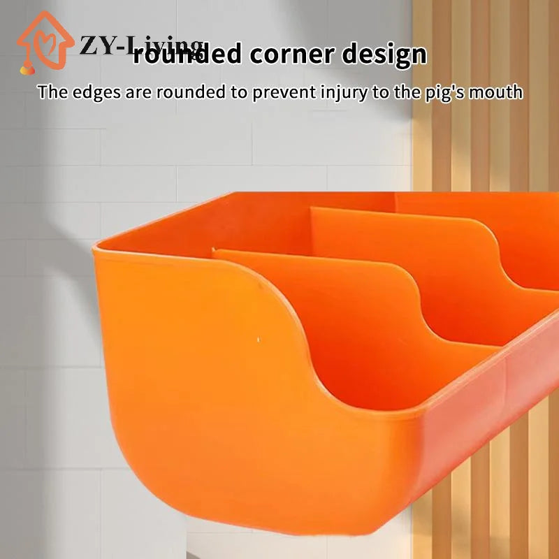 5 Slots Piglet Fodder Slot Farm Animal Supplies Livestock Fodder Dish Feeding Bowl For Cattle Pigeon Dog Goat Piglet Feeder