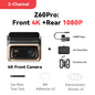 DDPAI Z60 Pro 4K Dash Cam Auto Dashcam Front GPS Car Camera for Dual SONY Sensor WiFi ADAS Night Vision DVR Video Recorder