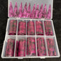 New Flower Nail Foils for Transfer Paper Stickers Floral Adhesive Fruit Nails Wraps Fish DIY Water Marble Nail Art Decorations