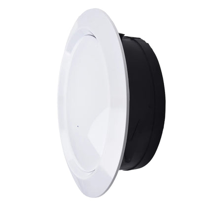 1X 75-200mm Round Air Vent Louver Grille Cover Outlet Adjustable Exhaust Vent Ducting Ventilation Grilles Ceiling Air Vent Cover