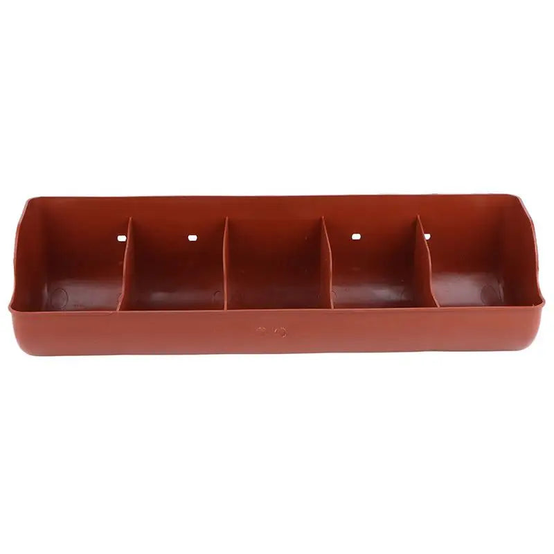 5 Slots Piglet Fodder Slot Farm Animal Supplies Livestock Fodder Dish Feeding Bowl For Cattle Pigeon Dog Goat Piglet Feeder